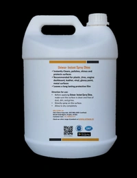 INSTANT SPRAY SHINE FOR CAR INTERIOR AND EXTERIOR PLASTIC AND LEATHER PARTS - 5 liter