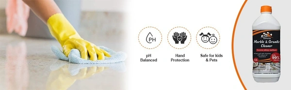 Uniwax Marble and Granite Cleaner surface cleaner and shiner Natural stone cleaner - 1 kg