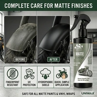 Uniwax Matte Paint Automotive Polish โ Non-Glossy Finish Protector for Cars & Bikes โ UV & Dust Resistant Formula - 200ml