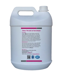 Uniwax blue color foam wash with wax colour foam car wash shampoo - 5kg, Pink