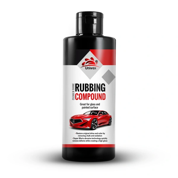 uniwax rubbing compound For Car Paint Finishing Scratch Remover - 200gm