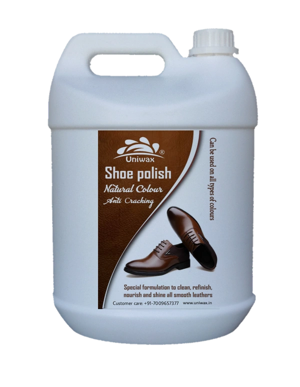 Uniwax Leather Shoe Polish Natural colour – Premium Shoe Shine for All Leather Colors – Nourishes, Protects & Restores – Long-Lasting Gloss