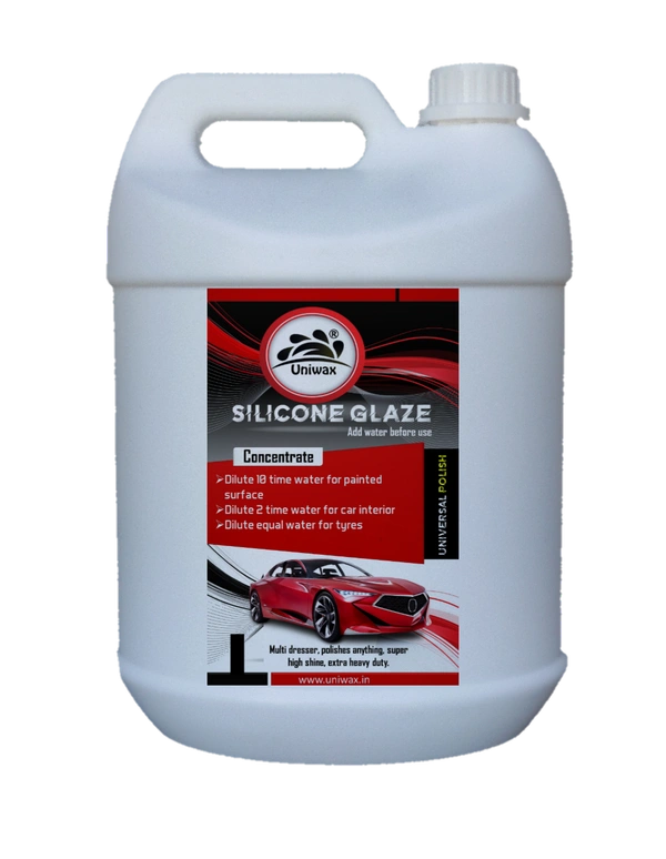 Uniwax Silicone Glaze Car Polish – High Gloss Shine & Protection for Paint, Plastic, Rubber & Leather – Water-Repellent & Long-Lasting Formula