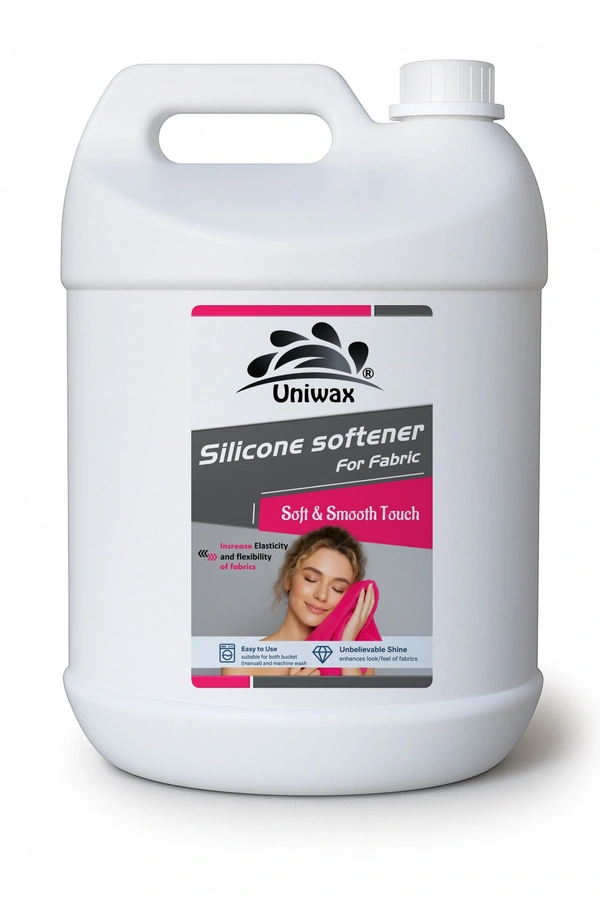Silicone fabric softener / smooth and shiny fabric finish / long-lasting softness, Reduces ironing effort