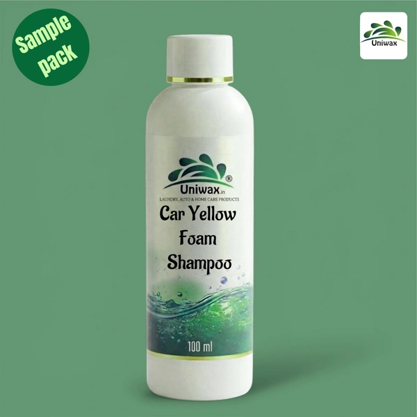 Uniwax Yellow color foam wash with wax