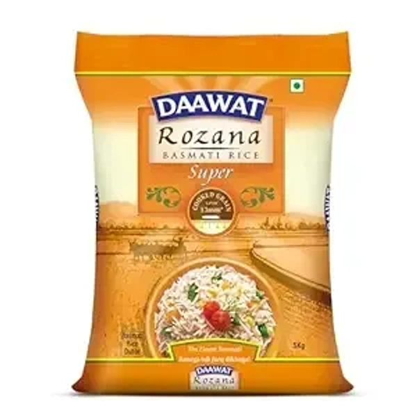 Daawat Rozana Super Basmati Rice 5Kg - 5 kg