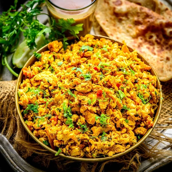 Egg Bhujiya/Bhurji of 4 Eggs (Oil)