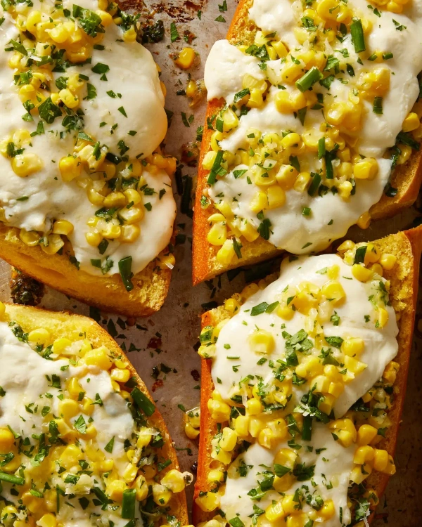 Corn Garlic Bread