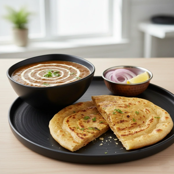 Daal Makhani + Laccha Paratha