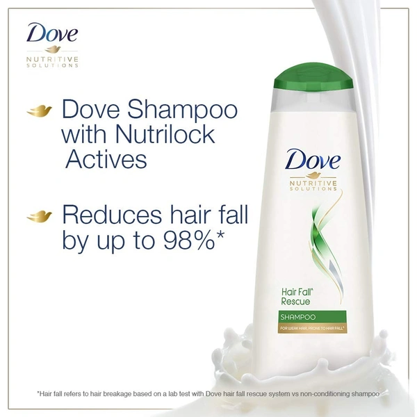 Dove Hair Fall Rescue Shampoo For Weak Hair, 340 ml - 340 Ml