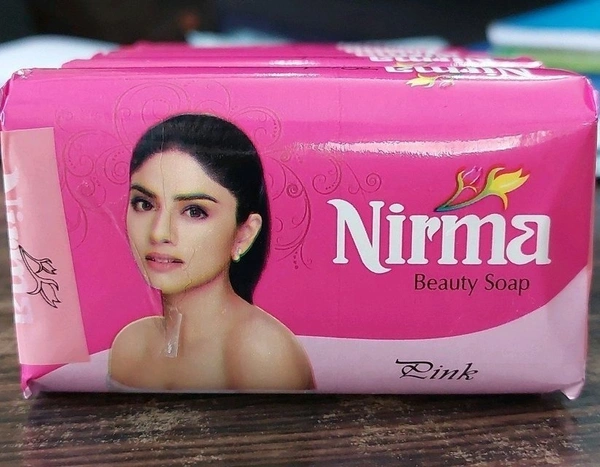 Rose Nirma Beauty Soap Pink, For Body - pack of 4 soap