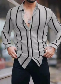 Printed Shirt  - Ultramarine, S