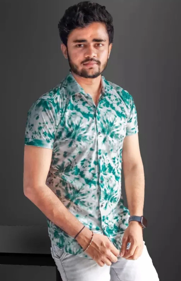 Partywear Shirt  - Cornflower Blue, S