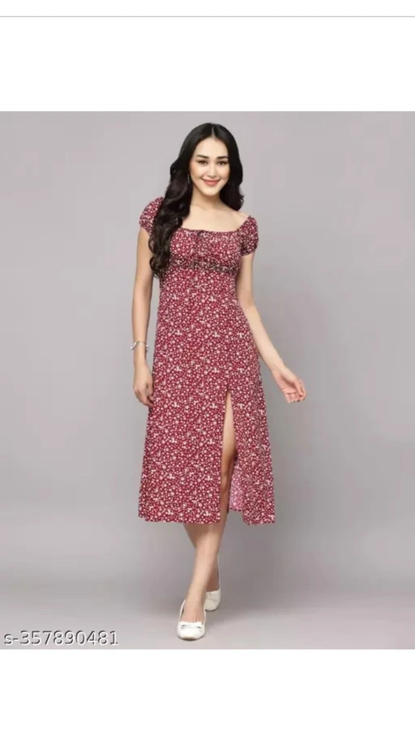 Women Dress - Web Orange, XL