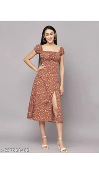 Women Dress - Web Orange, XL