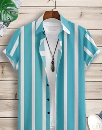 Men's Shirt  - Blue, S