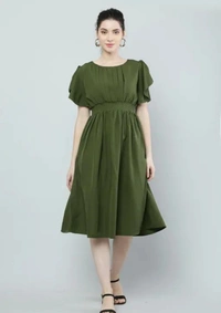 Woman Dress  - Magenta / Fuchsia, XL