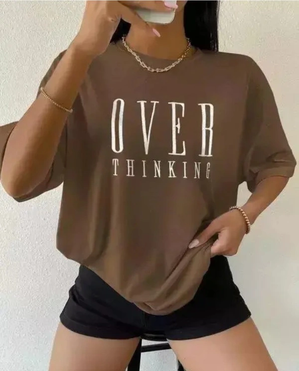 Oversize Tshirt  - Brown, M
