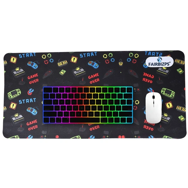 Gaming Mousepad Large Extended Soft Mouse Pad for Computer Laptop Gaming Mouse Pad Mousepads Mat - Black