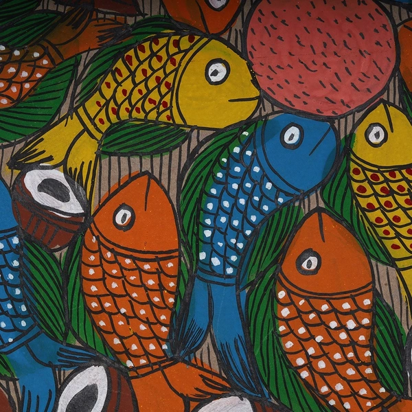 PALAK SAXENA Fishy Festivities: Pattachitra Aquatic Marriages Display