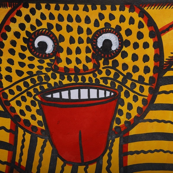 PALAK SAXENA Sovereign Strokes: Palak Saxena's Pattachitra Lion Kingdom