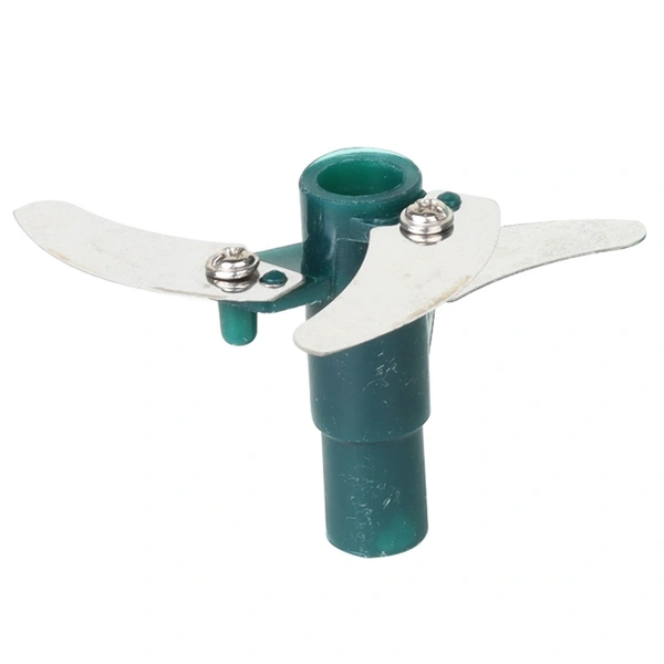 Plastic Vegetable Chopper Manual Vegetables and Dry Fruits Hand Cutter with 3 Stainless Steel Sharp Blade (Blue) - Azure Radiance