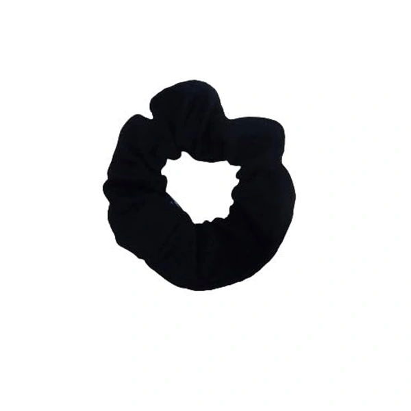 PALAK SAXENA Palak Saxena Hair Scrunchies Ties Pack of 3 for Women and Girls, Black, Brown, Mustard