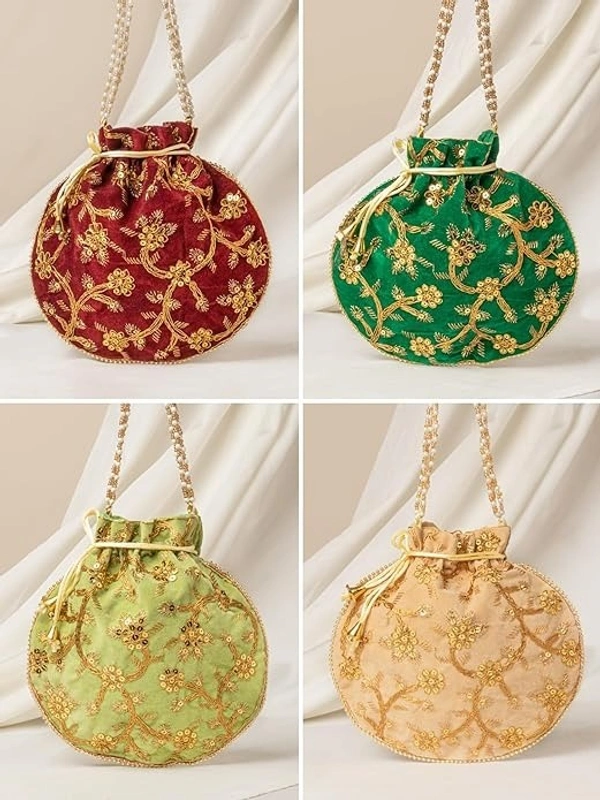 Palak Saxena  Potli Bag Pack of 4