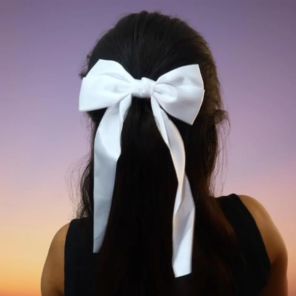 PALAK SAXENA Palak Saxena Six pieces of hair bows for women, including hair ribbon bows with long tails and hair bow clips and hair Barrettes for women's accessories
