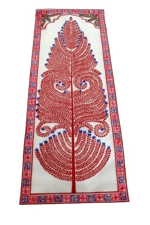 PALAK SAXENA Handmade designing tree (Leaf) Wall hanging Pattachitra Art Work on Tussar Silk for Home and Office Decoration Pattachitra painting Hand painted wall decor