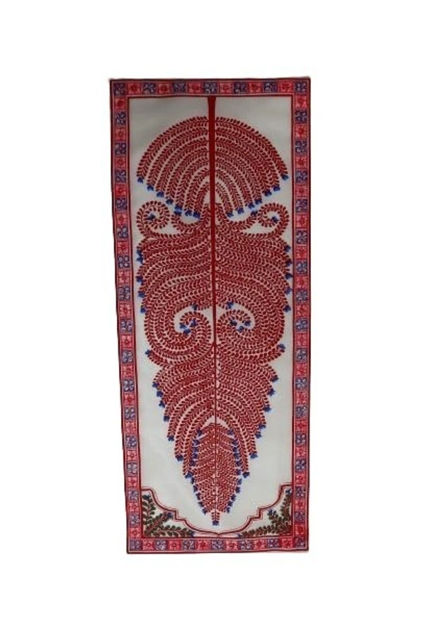 PALAK SAXENA Handmade designing tree (Leaf) Wall hanging Pattachitra Art Work on Tussar Silk for Home and Office Decoration Pattachitra painting Hand painted wall decor