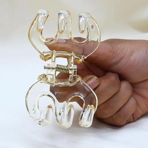 PAKAL SAXENA PALAK SAXENA Hair Clips, Large Hair Clamp, Claw Strong Hair Plastic Clips, Women Hair Claws, Octopus Shape Hair Pin, Fashion Hair Accessories