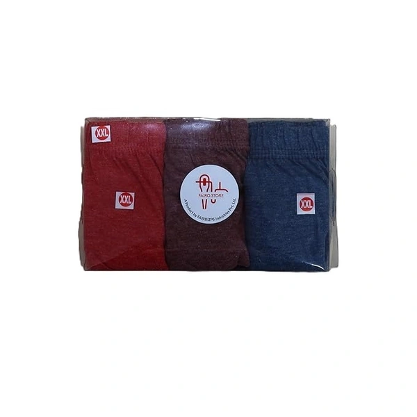 FAIRO STORE Women Hosiery Comfortable Solid Multicolor XXL Panties (Pack of 3) - XXL (100cm)