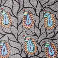  Madhubani Mithila Painting - Vibrant Peacock on The Tree - Traditional Indian Art for Home Decor - Unframed (32.2 x 24.2 inches) - 32.2 x 24.2 inches