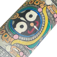  Lord Jagannath Pattachitra Painting   - Length 7.87 Inch x Height -3.94 Inch