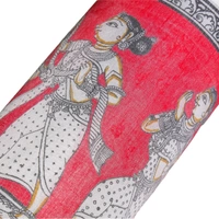  Lord Krishna Rasa Lila Pattachitra Painting - Length 7.87 Inch X Height 3.94