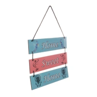 Palak  Saxena  Palak Saxena Decorative Wooden Printed Wall Hanger | Wall Decor for Living Room | Wall Hangings for Home Decoration | Bedroom Wall Decor | Wooden Wall Hangings Home.(Home Sweet Home) - 9 x 11 inches.