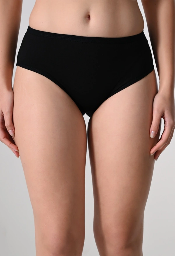 FAIRO STORE Women's Cotton (L Size 90 cm) Panties Comfortable Solid Hipster Multicolor Panties (Pack of 3) - L Size (90 cm)
