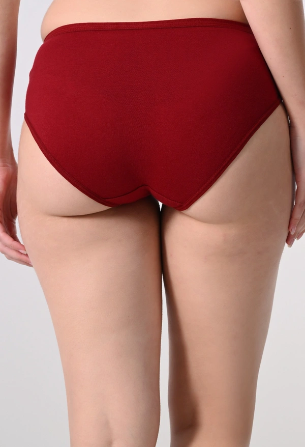 FAIRO STORE Women's Cotton Panties Comfortable Solid Panties Multicolor Panties (Pack of 3) - (L) 90cm