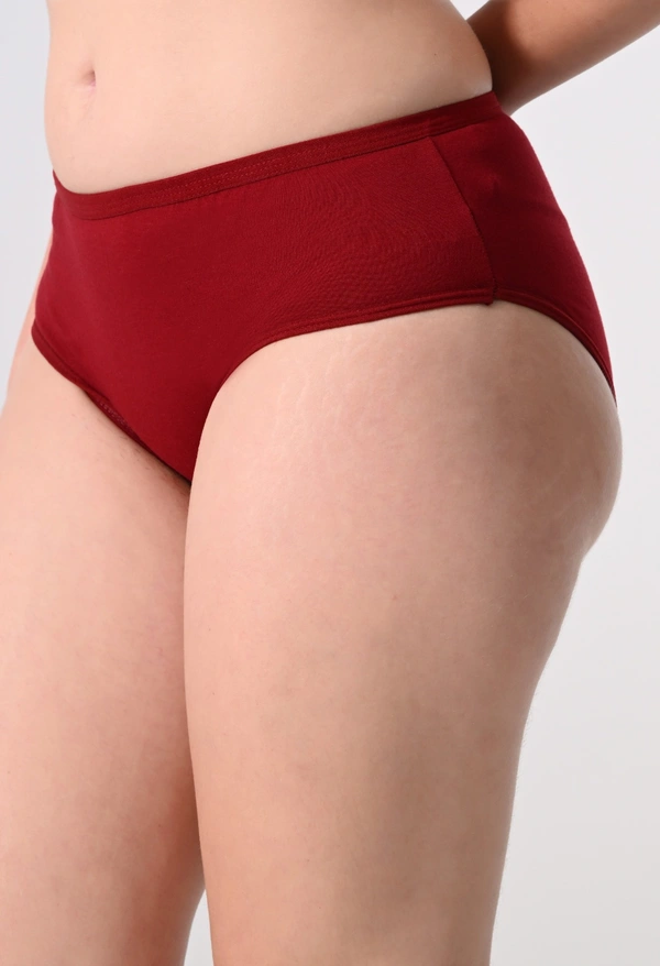 FAIRO STORE Women's Cotton (L Size 90 cm) Panties Comfortable Solid Hipster Multicolor Panties (Pack of 3) - L Size (90 cm)