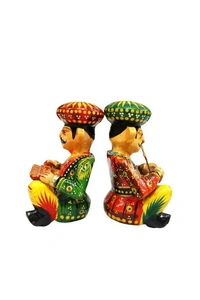 Palak Saxena PALAK SAXENA Toys & Handicrafts,Handcrafted Indian Musicians, Decorative Indian Band Set Traditional Decorative Showpiece,