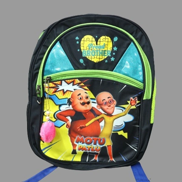 PALAK SAXENA   Motu Patlu  14 inches School Bag Inspire Learning Age - 14 INCH