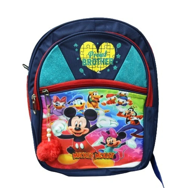 PALAK SAXENA Micky Mouse  Red 14 inches School Bag Inspire Learning Age - 14 INCH