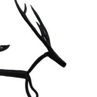 Palak Saxena Wrought Iron Reindeer Tea Light Candle Holders: Handcrafted Set of 2 for Housewarming Gifts