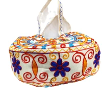 Palak Saxena Beautiful Rajasthani Ethnic Peacock Design Jhola Bag/Shoulder Handbags For ladies, Girls - 18x10x5 inch