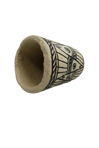 Madhubani Painted Papier Mache Pen stand - Medium
