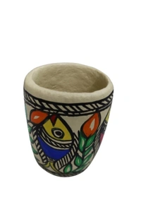 Madhubani Painted Papier Mache Pen stand