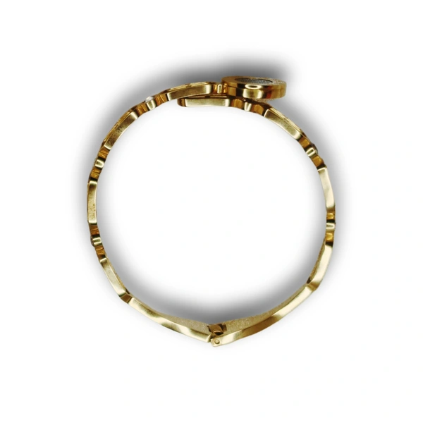Artificial Golden Roman Numeral Kada Bracelet For Women & Girls | Stylish Bangle Design | Elegant Daily Wear Jewellery Gift