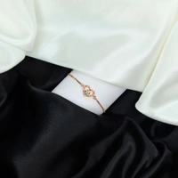 Artificial Golden Rose Evil Eye Heart Charm Bracelet for Women & Girls | Adjustable Stylish Wrist Accessory | Good Luck Gift for Birthday, Valentine, Friendship