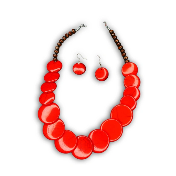Elegant Tribal Multicolour Beaded Necklace Set – Traditional Ethnic jewellery for Women & Girls